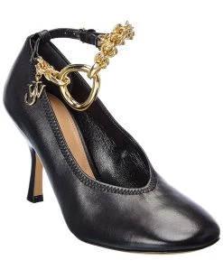 Coupon 🔥 JW Anderson Chain Leather Pump for 👩 women 🧨