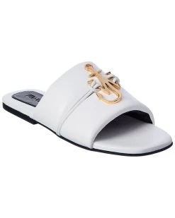 Hot Sale 🎁 JW Anderson Anchor Leather 🩴 Sandal for 👩 women 🎉