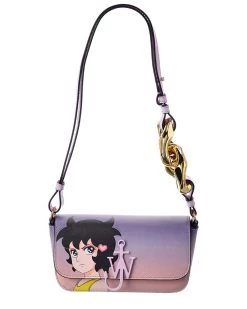 Flash Sale π JW Anderson x Run Hany Chain Anchor Leather Shoulder Bag for π© women π€©