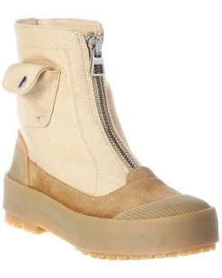 Outlet ✔️ JW Anderson Canvas & Suede Bootie for 👩 women 🤩