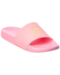 Deals 👏 JW Anderson Logo Rubber Slide for 👩 women 😀