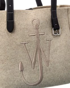 Best Pirce 🎁 JW Anderson Belt Felt & Leather Tote for 👩 women 🤩 -JW Anderson sale store 5530247d36064496bb2647ff804aff98 1080x
