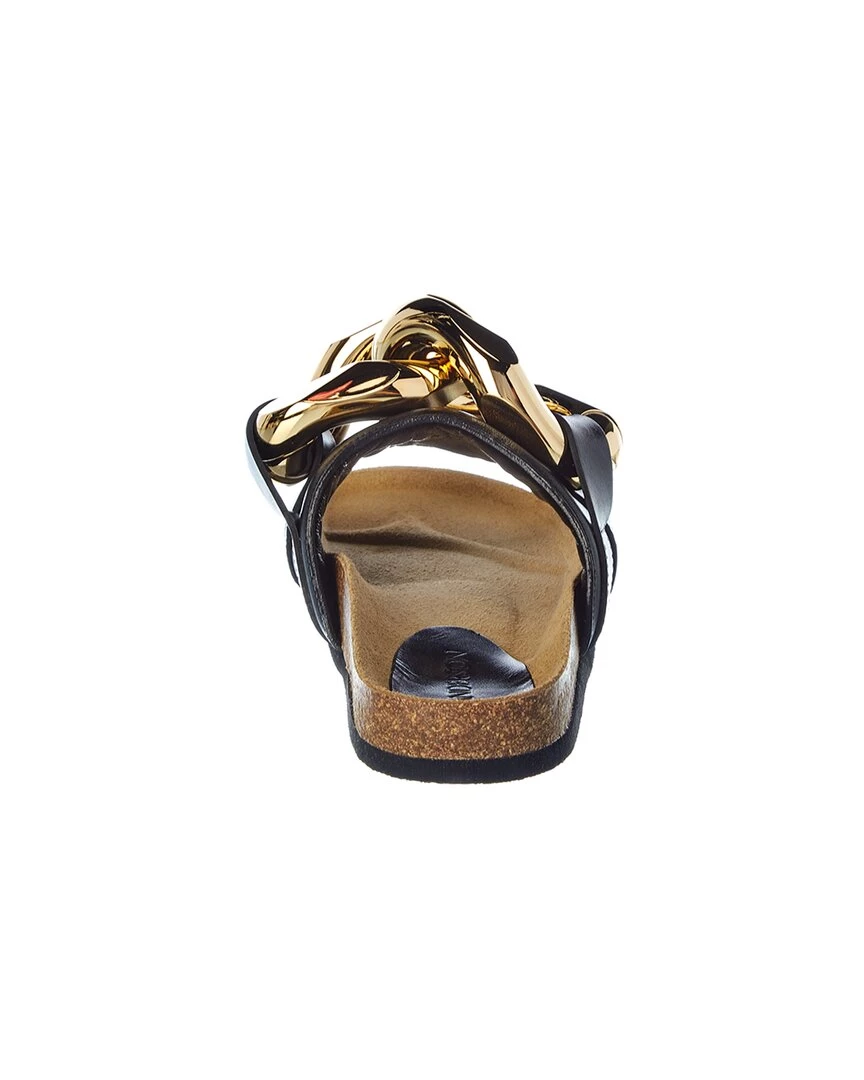 Best Pirce π JW Anderson Chain Leather Slide for π© women 𧨠5 Best Pirce π JW Anderson Chain Leather Slide for π© women 𧨠- Image 3