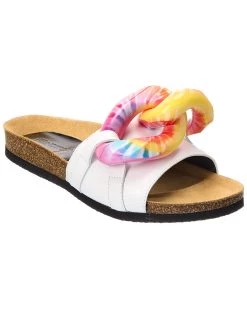 JW Anderson sale store 8 Best deal π JW Anderson Chain Leather π©΄ Sandal for π© women π