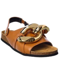 Budget βοΈ JW Anderson Chain Leather π©΄ Sandal for π© women π