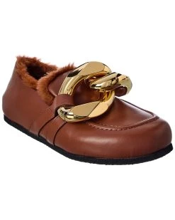 Best reviews of 🌟 JW Anderson Chain Leather Loafer for 👩 women 🎉
