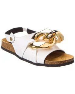 Wholesale 🛒 JW Anderson Chain Leather 🩴 Sandal for 👩 women ⌛