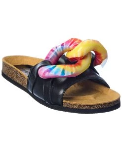 Flash Sale ✔️ JW Anderson Chain Leather 🩴 Sandal for 👩 women 🔔